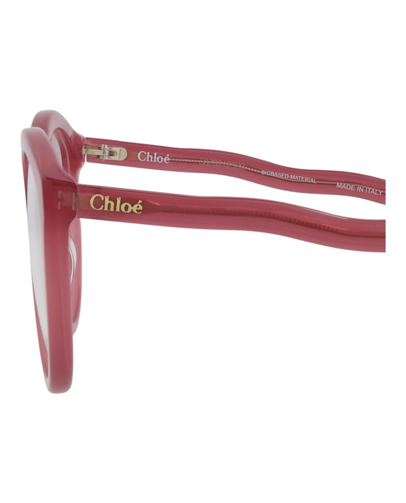 Chloe Cat Eye-Frame Bio Acetate Optical Frames Burgundy Burgundy Transparent (CH0089O-30012405-004)
