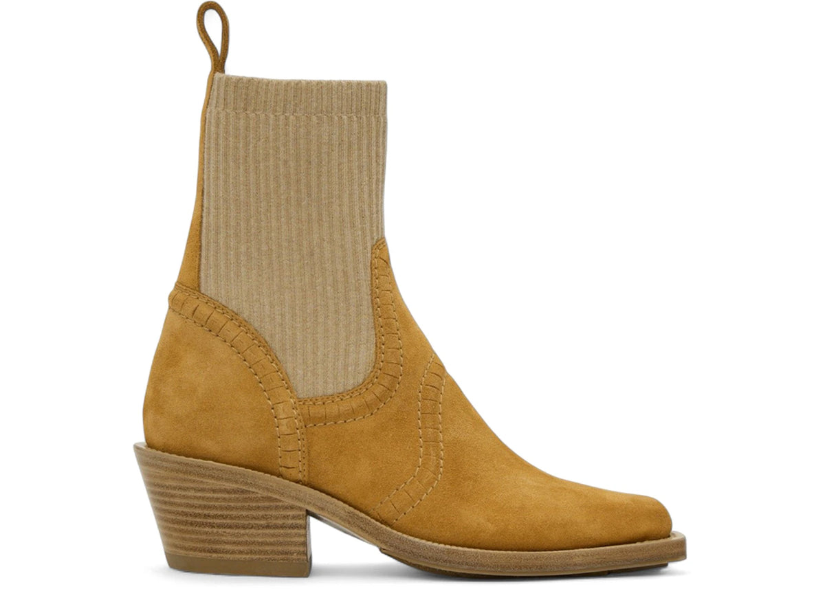 Chloe Nellie Suede Ankle Boots Quiet Brown (Women's)