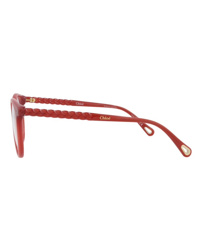 Chloe Round-Frame Bio Injection Optical Frames Orange Orange Transparent (CH0006O-30009871-004)