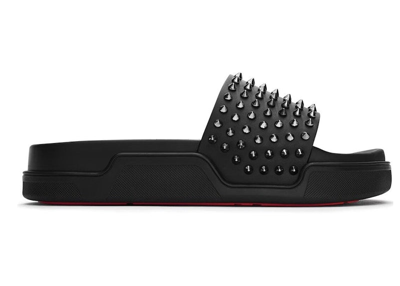 Christian Louboutin Pool Fun Flat Black Gun