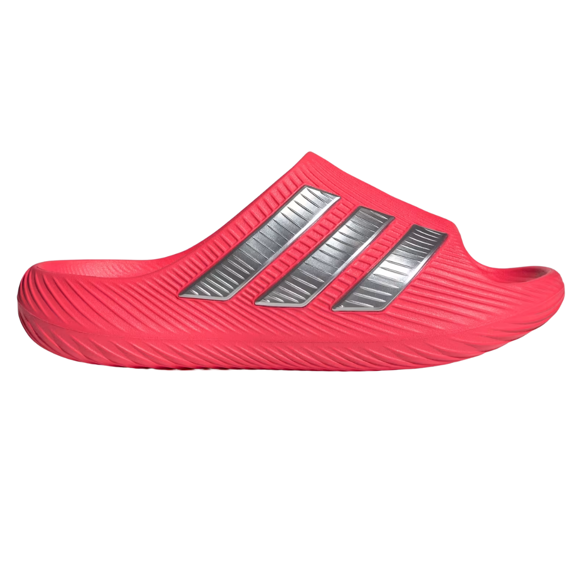 Adidas Purechill Slides  Lucid Red / Matte Silver / Matte Silver
