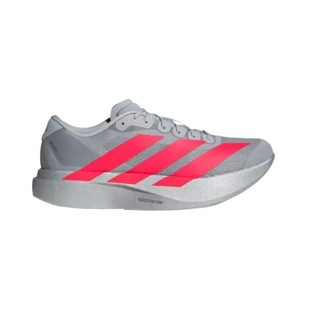 adidas Adizero Evo SL Silver Metallic Lucid Red
