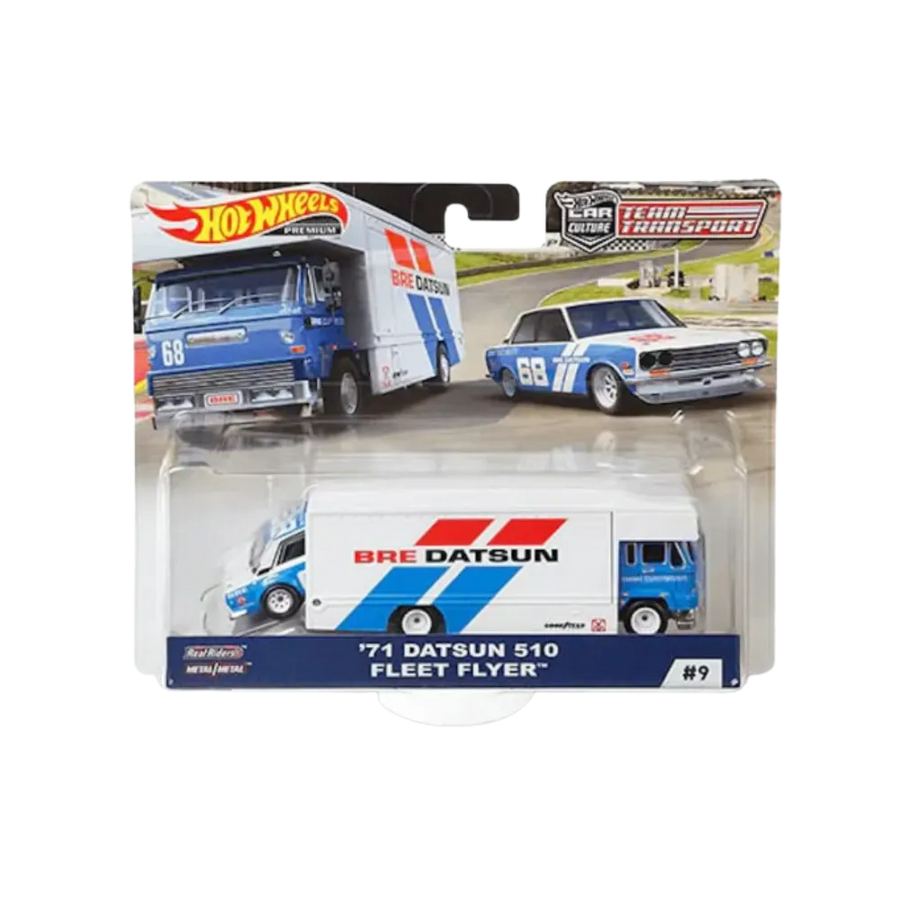 Hot Wheels 2019 Hot Wheels Team Transport D FYT14 Fleet Flyer w/ Mercedes-Benz 190E