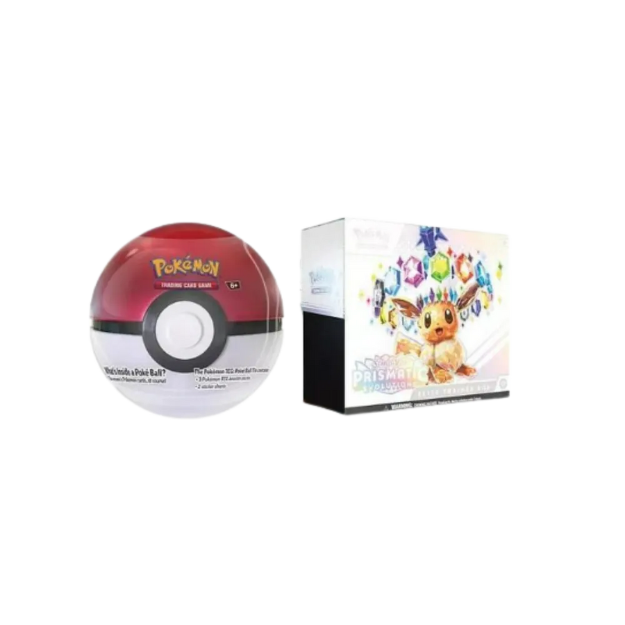 Pokemon Prismatic Evolutions Sam's Club Elite Trainer Box And Pokeball