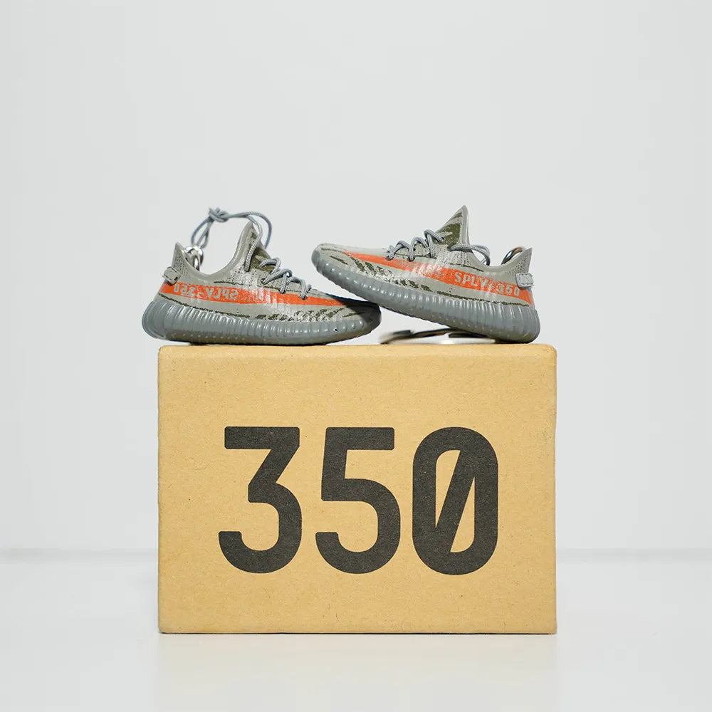 3D Sneaker Keychain With Box - Yeezy Beluga