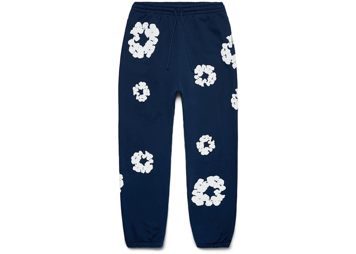 Denim Tears Cotton Wreath Sweatpants Navy
