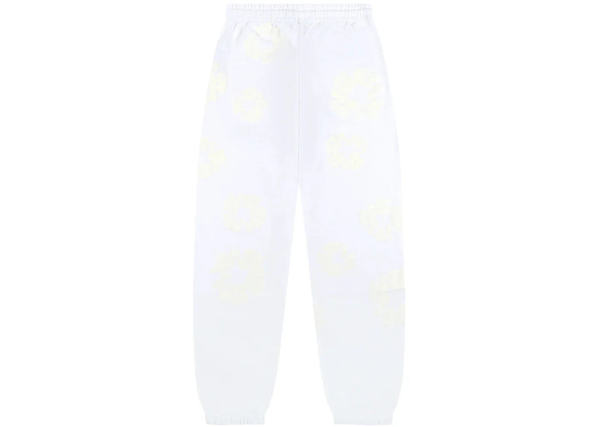 Denim Tears Mono Cotton Wreath Sweatpants White