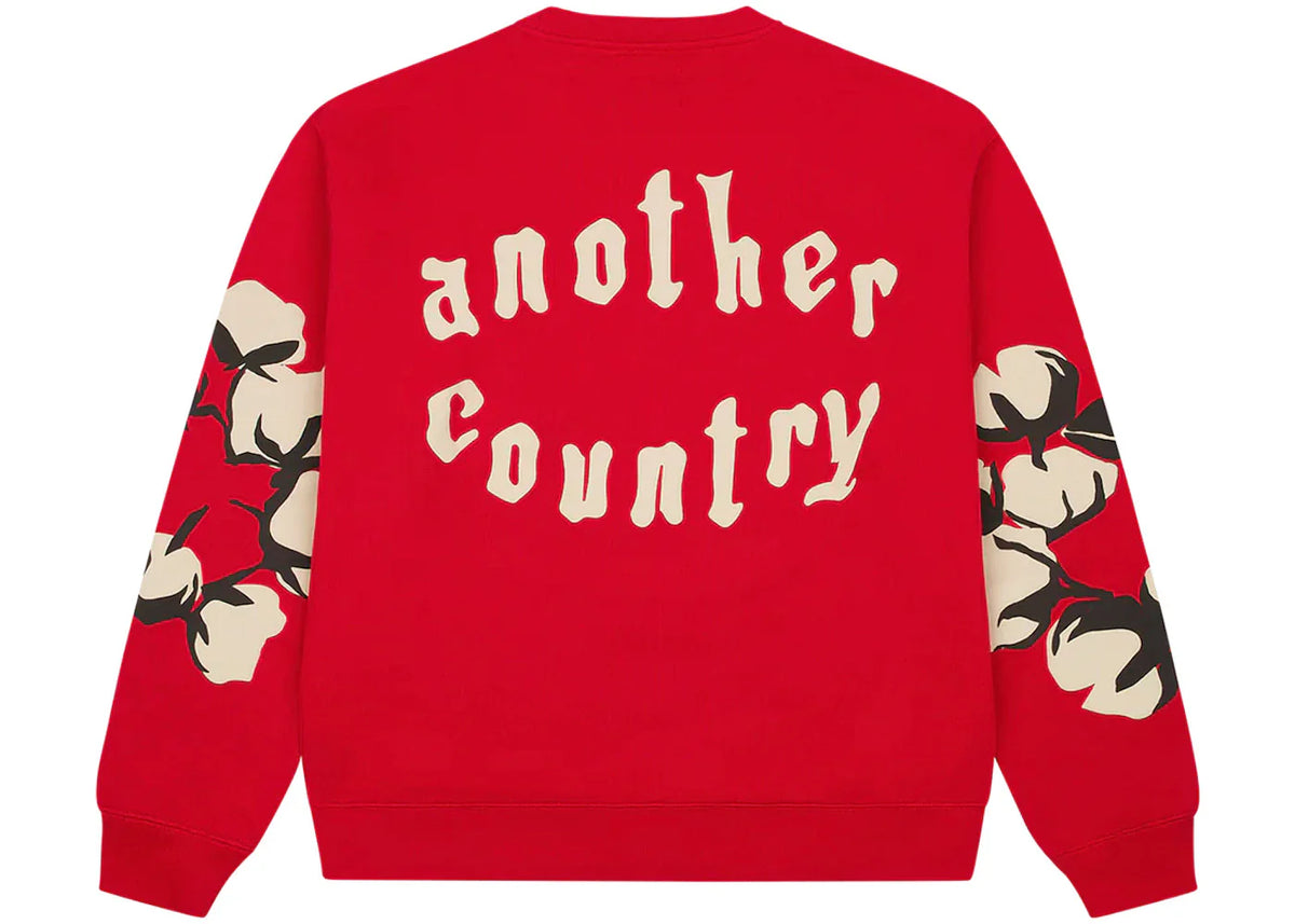 Denim Tears x Cpfm Cactus Tears Crewneck Red