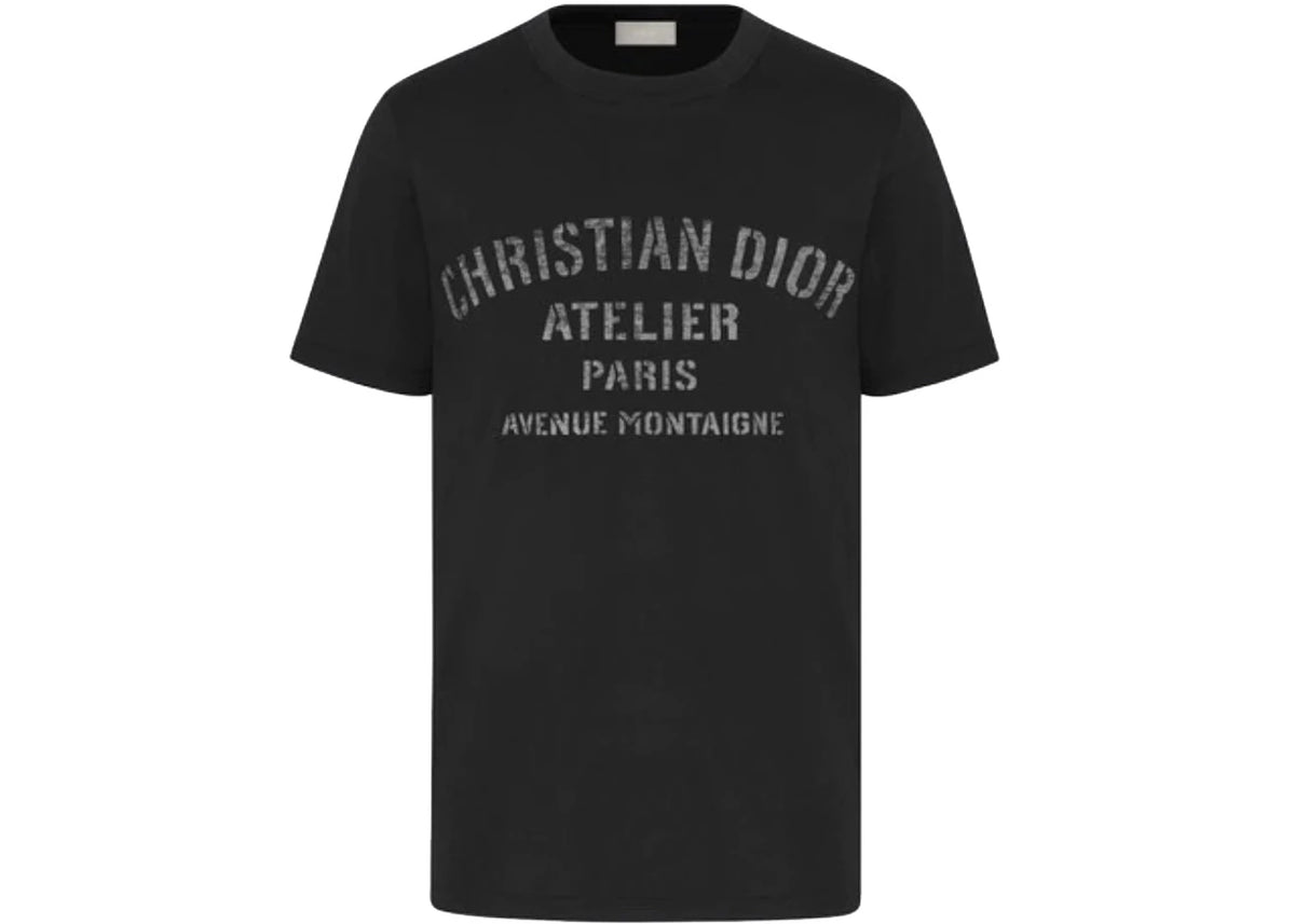 Dior Oversized Christian Dior Atelier T-Shirt Black