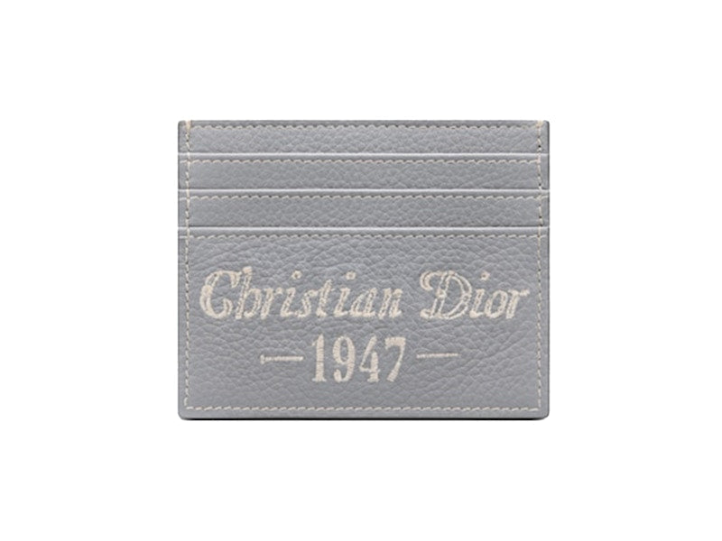 Dior by Birkenstock Christian Dior 1947 Signature (6 Card Slot) Card Holder Dior Gray