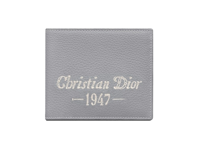 Dior by Birkenstock Christian Dior 1947 Signature (8 Card Slot) Wallet Dior Gray