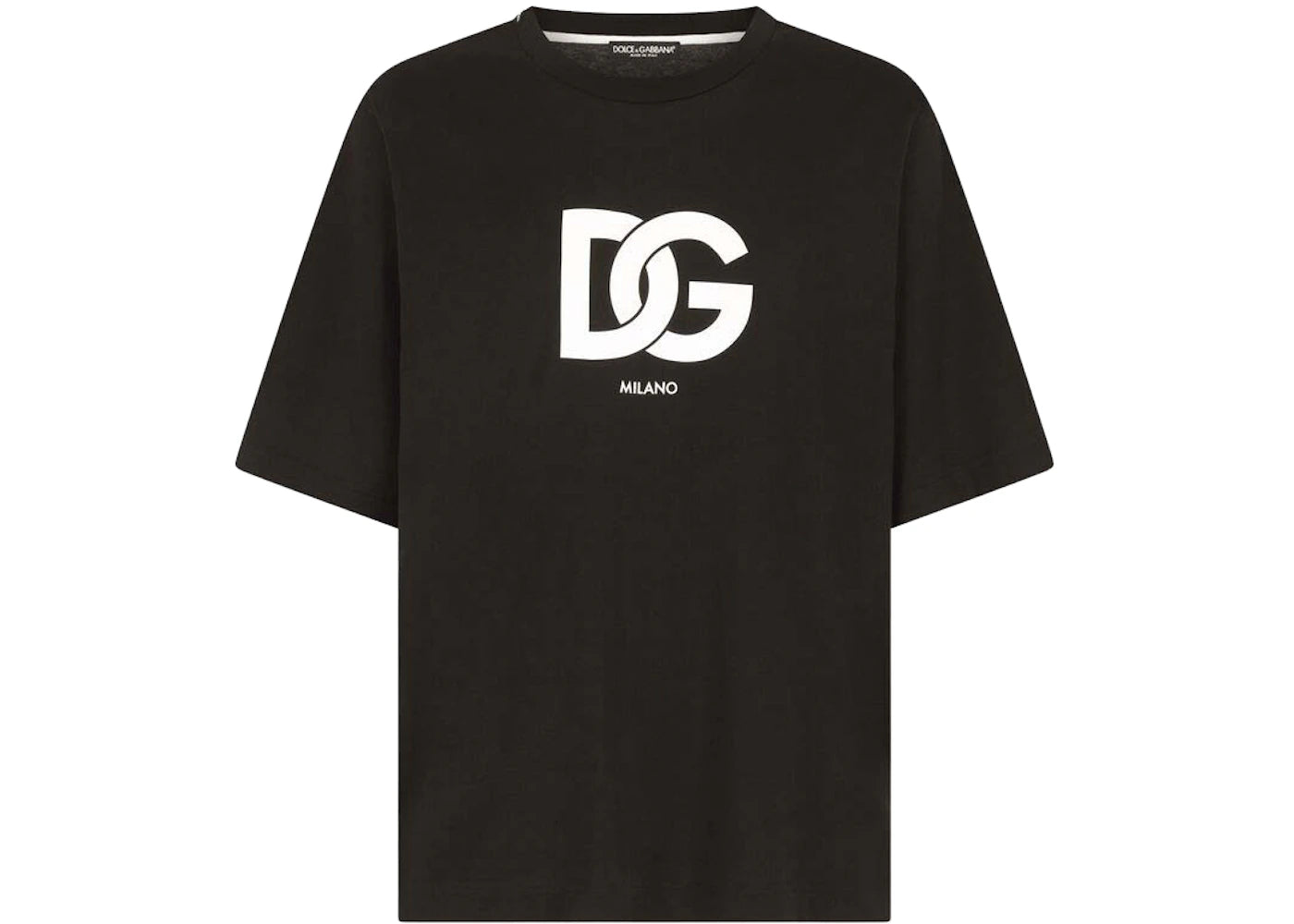 Dolce & Gabbana Cotton DG Logo Print T-Shirt Black