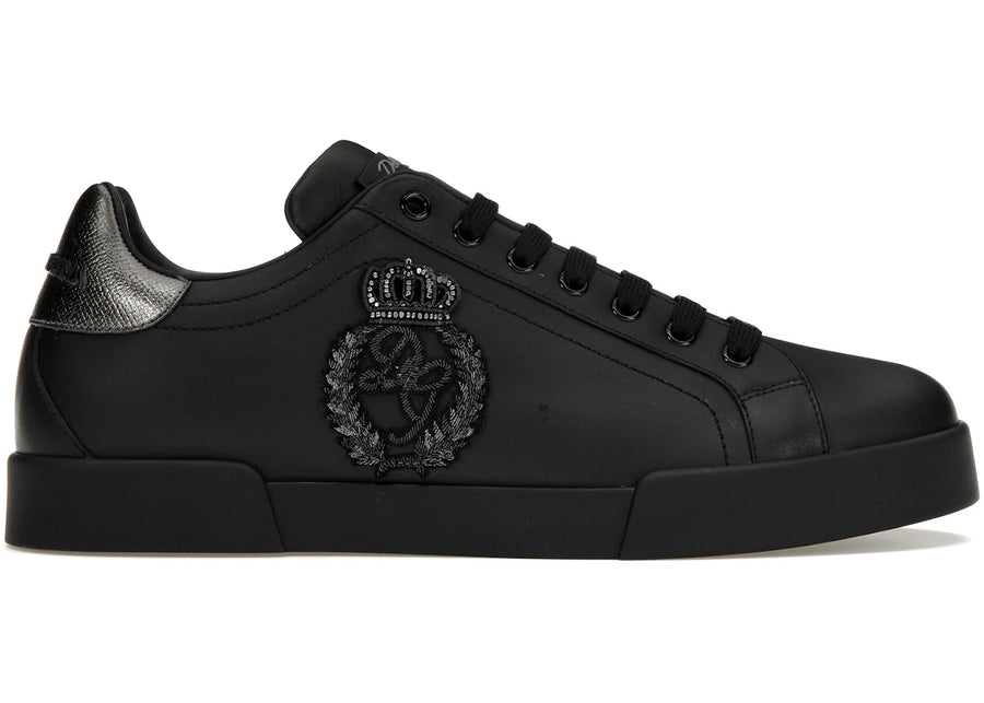 Dolce & Gabbana Portofino Crown Patch Black