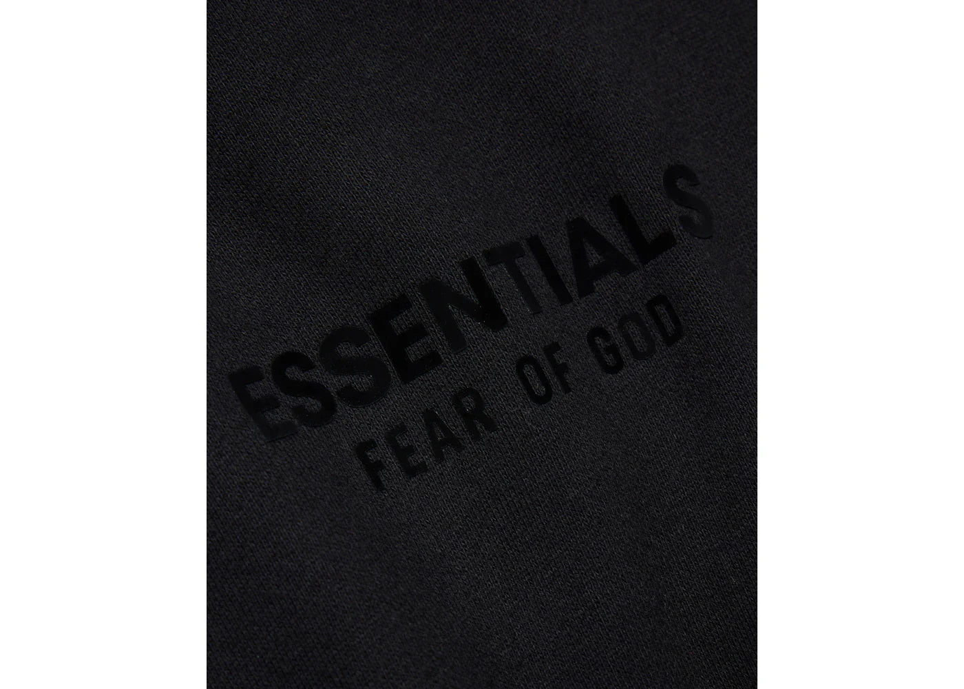 Fear Of God Essentials Hoodie Jet Black