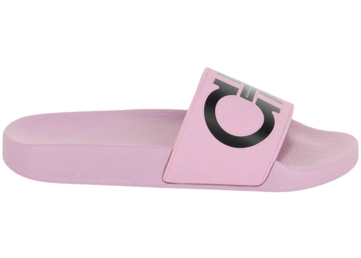 Ferragamo Groovy Dual Gancini Slides Light Pink (Women's)