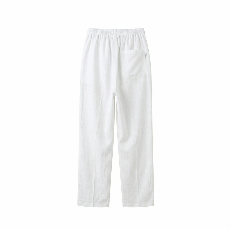LINEN PANTS WHITE