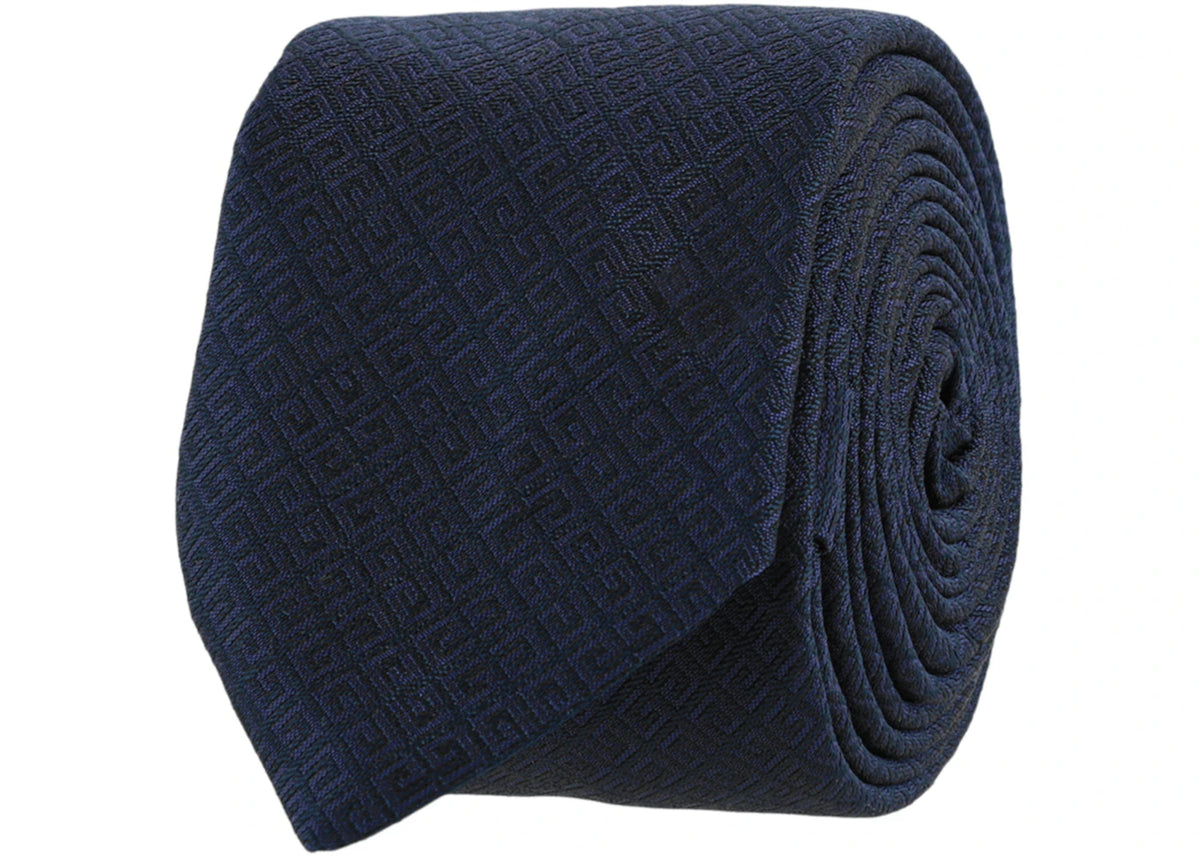 Givenchy 4G Silk Tie Navy/Blue
