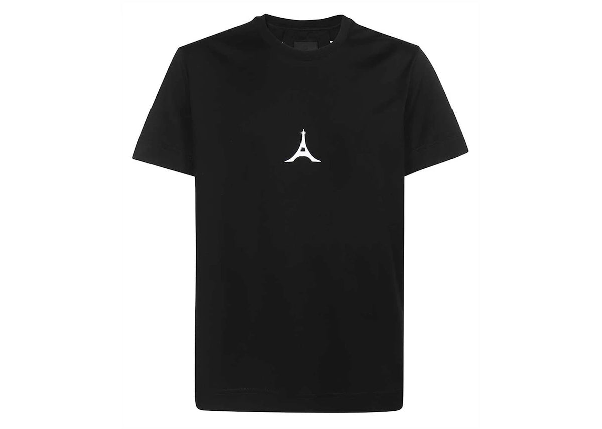 Givenchy Eiffel Tower Back Logo T-Shirt Black/White