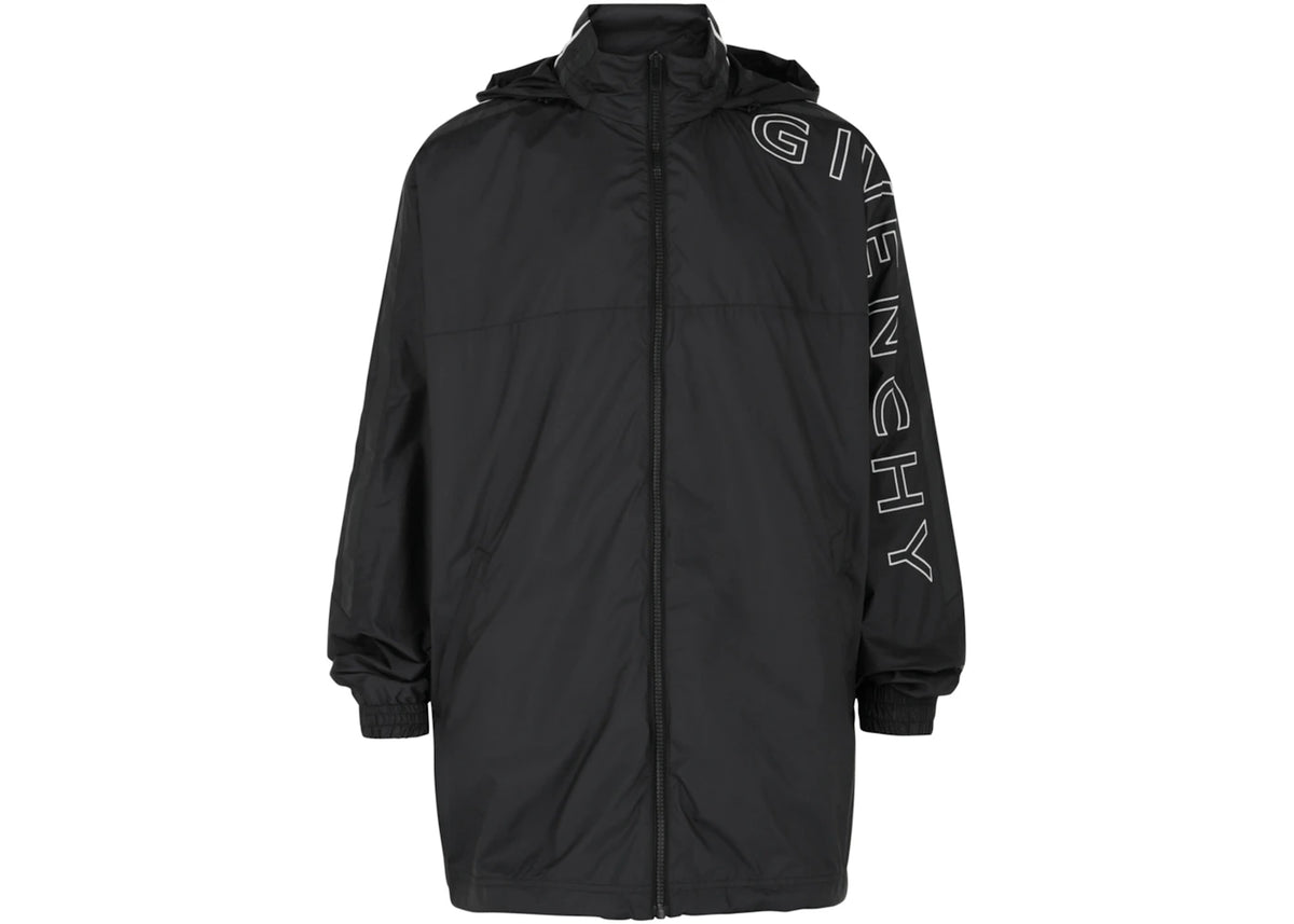 Givenchy Embroidered Logo Windbreaker Black