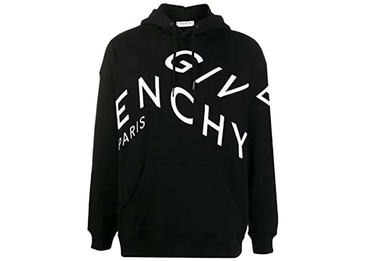Givenchy Refracted Embroidered Logo Hoodie Black/White