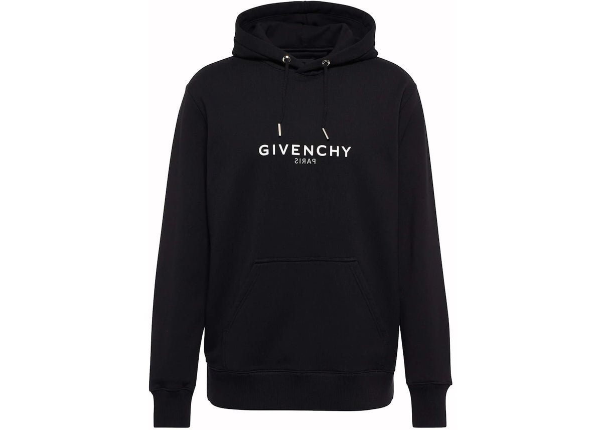 Givenchy Reverse Hoodie in Fleece Black