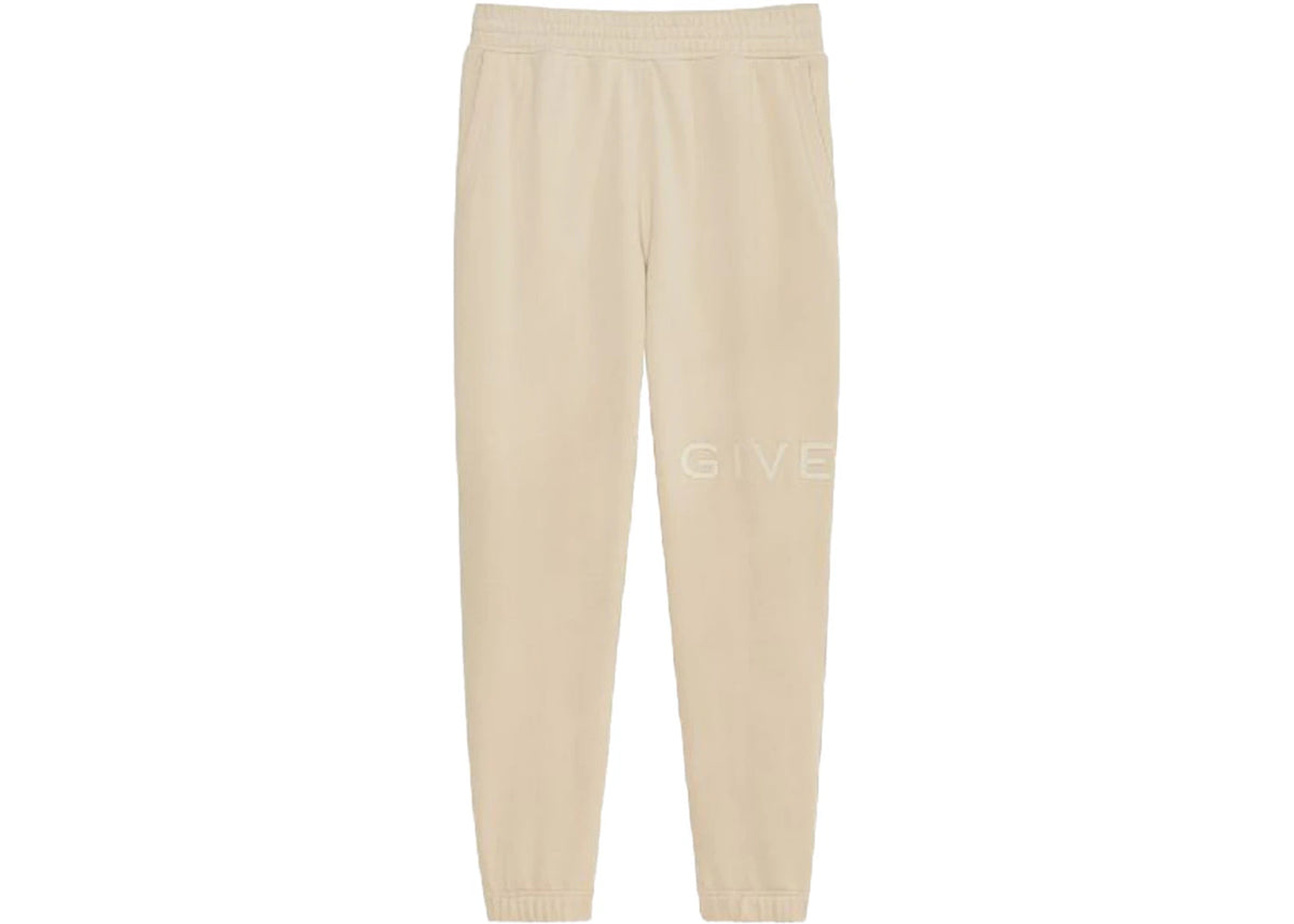 Givenchy Slim Fit Jogging Sweatpants Light Beige