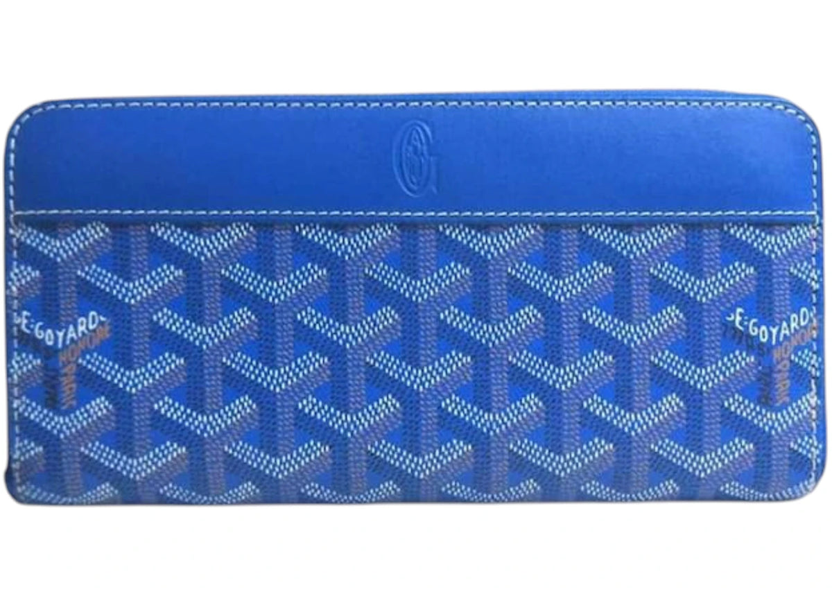 Goyard Matignon Wallet GM Sky Blue