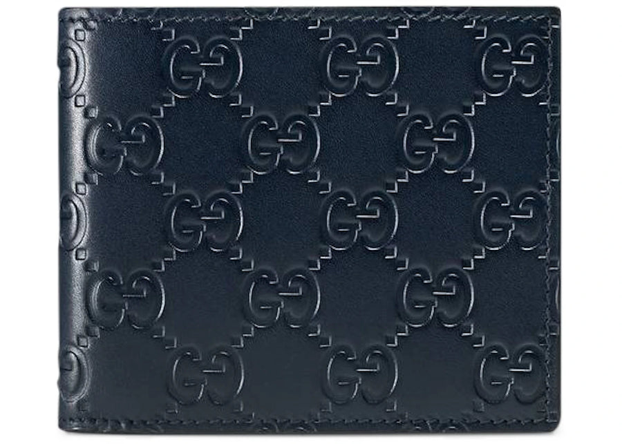 Gucci Bifold Wallet Signature Blue