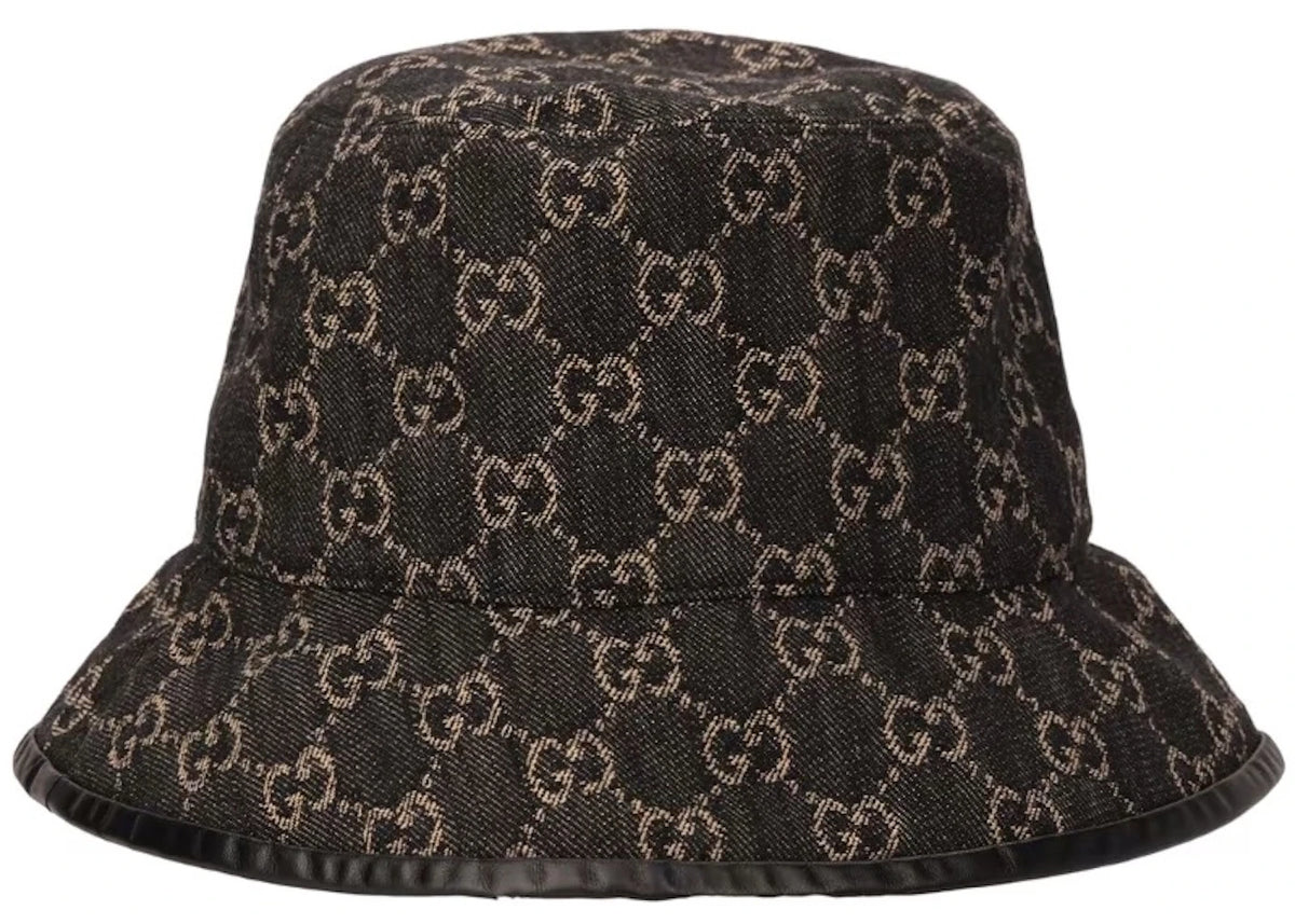 Gucci GG Denim Bucket Hat Black