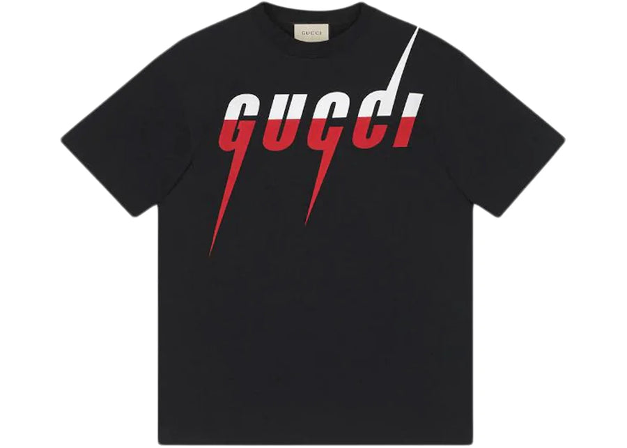 Gucci Blade Print T-Shirt Black/Red/White