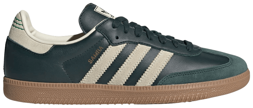 adidas Samba OG Shadow Green Cream White Gold Metallic