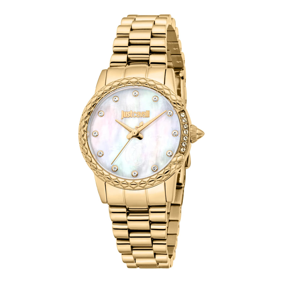 Fiorenza Snake Yellow Gold MOP