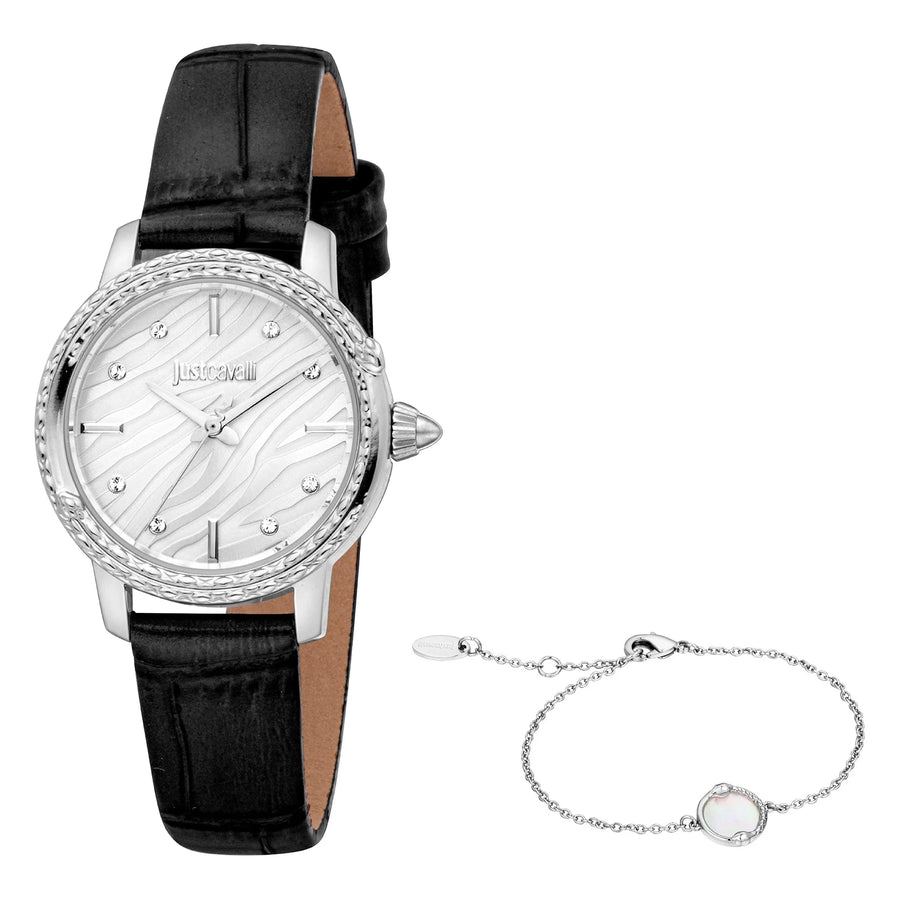 Euforia Snake Leather Black Silver
