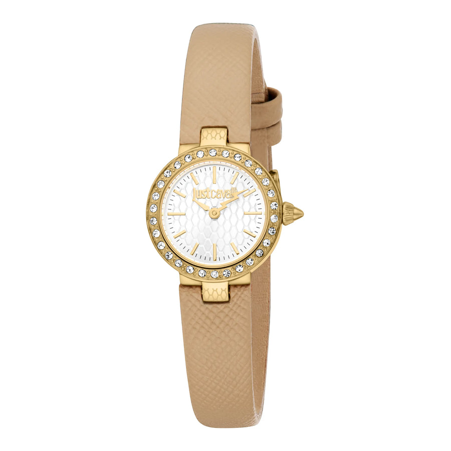 Serenita Mini Leather Beige YG Silver