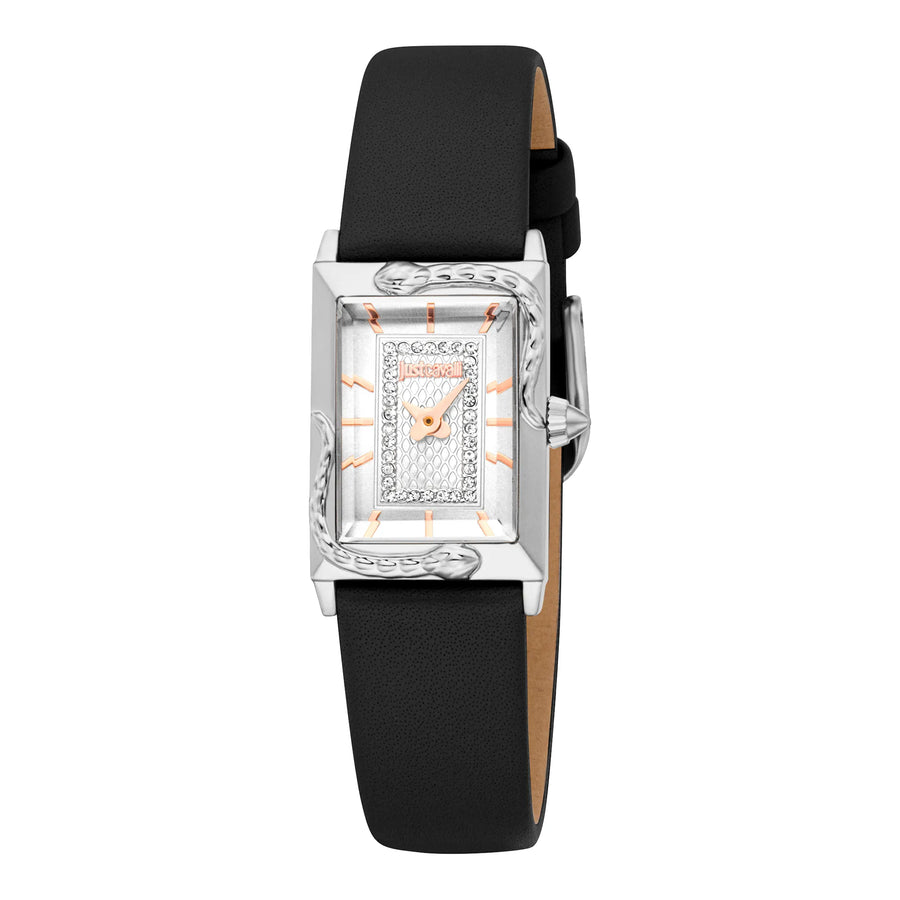 Dolcezza Snake Leather Black Silver
