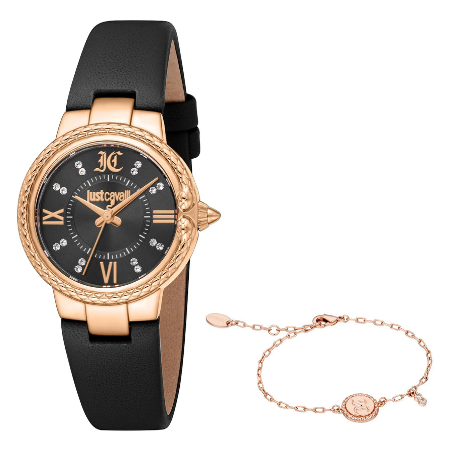 Primavera Snake Leather Black