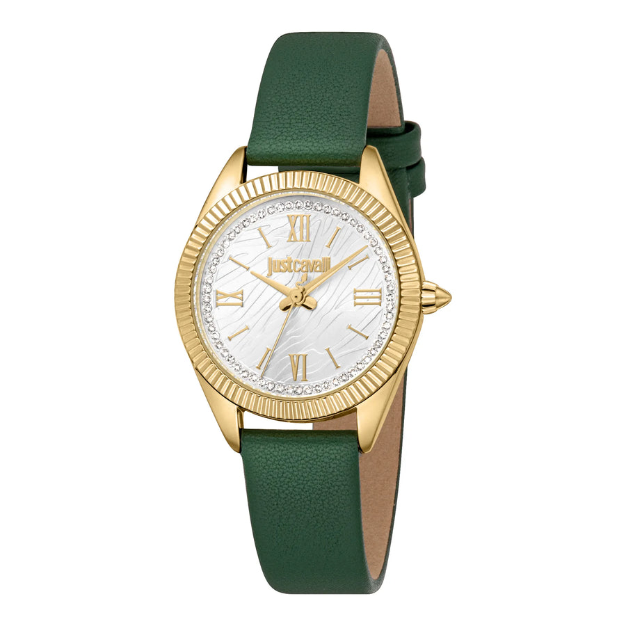 Amabile Leather Green Silver