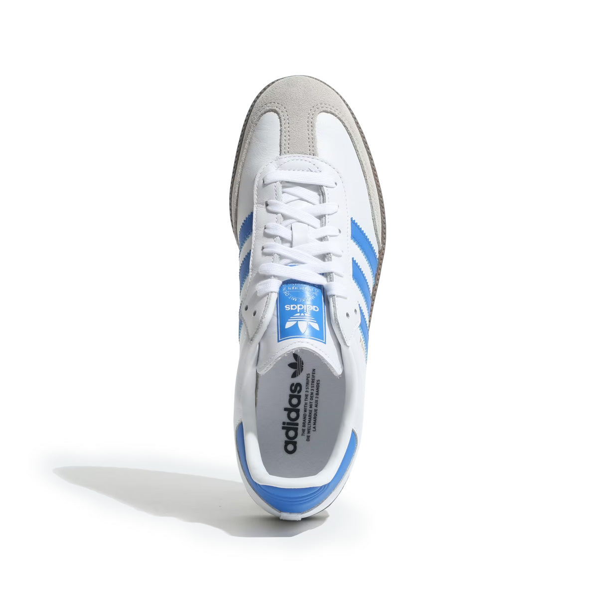 Adidas India Cricket Samba Cloud White True Blue
