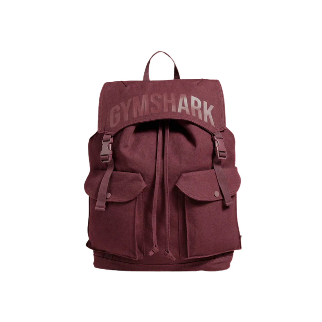 Women's Gymshark Power Backpack Rich Maroon