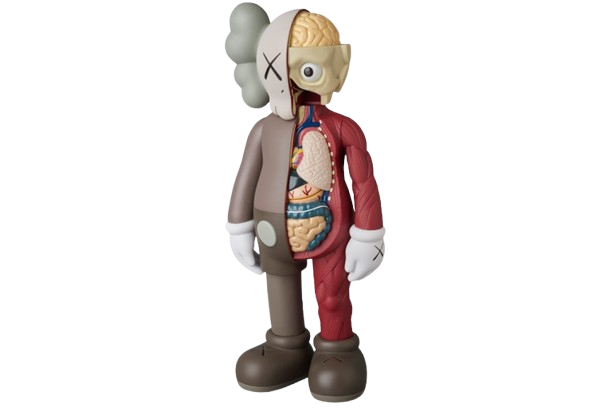 KAWS Companion Flayed Open Edition Vinyl Figure Brown