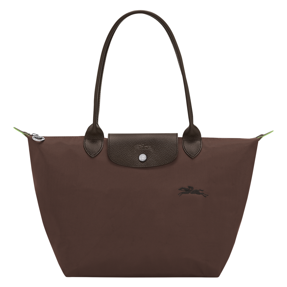 Long Champ Longchamp Le Pliage Green M Tote bag Mocha