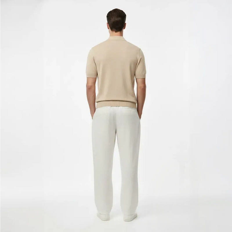 Legacy Classic Zip Polo - Oat