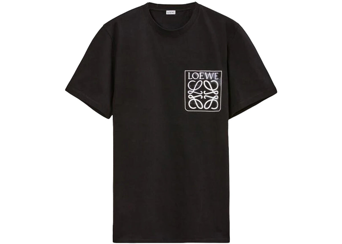 LOEWE Anagram Fake Pocket T-Shirt Black/White