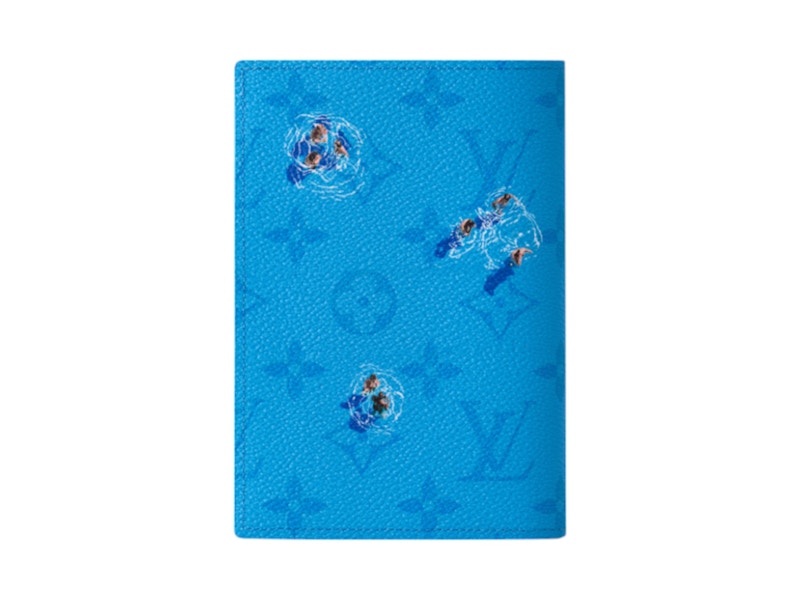 Louis Vuitton Pool Passport Cover Blue Lagoon