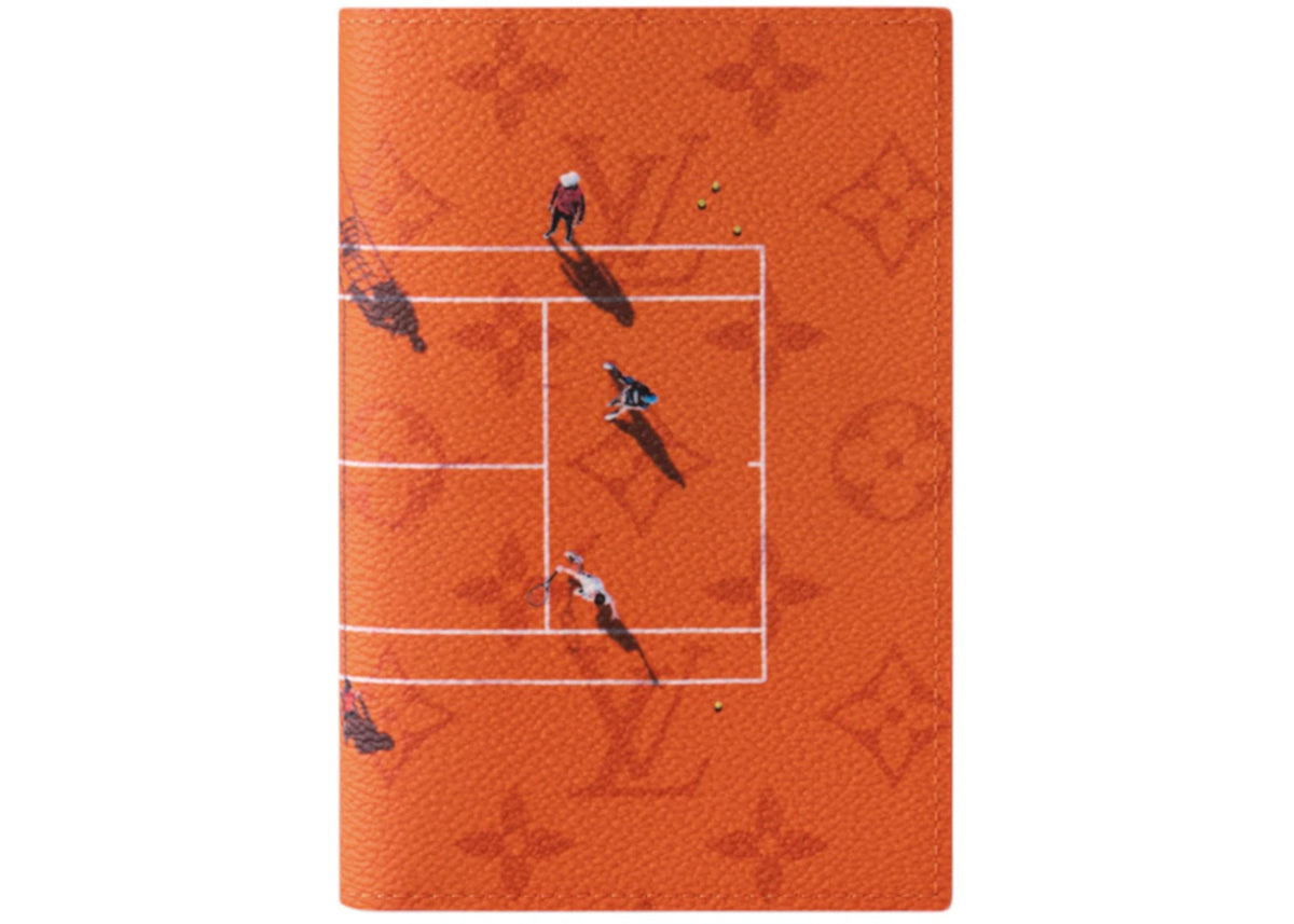 Louis Vuitton Tennis Passport Cover Brick Red