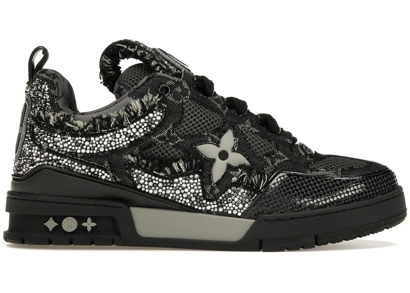 Louis Vuitton Skate Trainer Black Swarovski Monogran