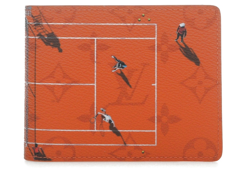 Louis Vuitton Tennis Slender Wallet Brick Red