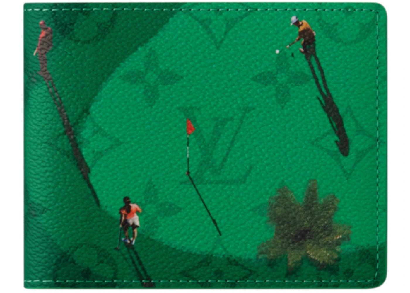 Louis Vuitton Golf Slender Wallet Green