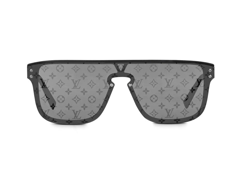 Louis Vuitton Waimea Sunglasses Black Silver Monogram (Z1082E/W)