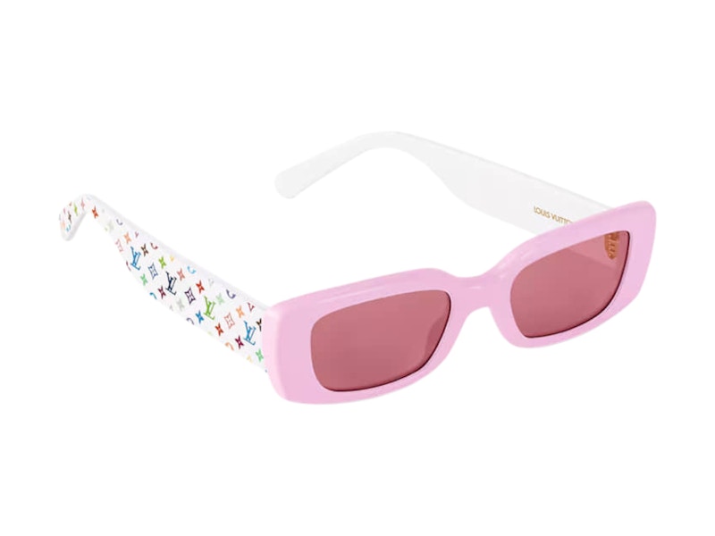 Louis Vuitton x Takashi Murakami Multigram Cat Eye Sunglasses Pink